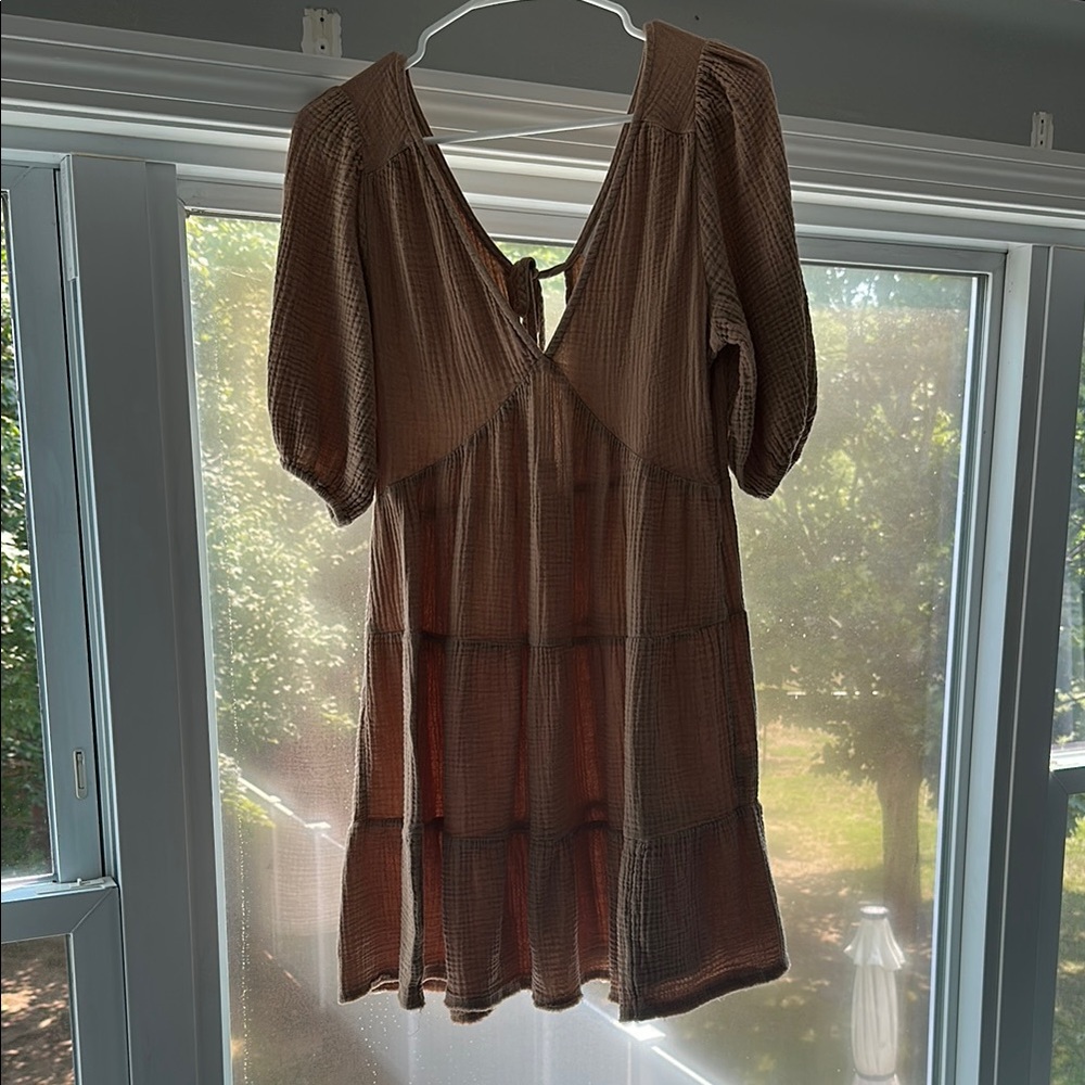 Aerie Brown Mini Dress